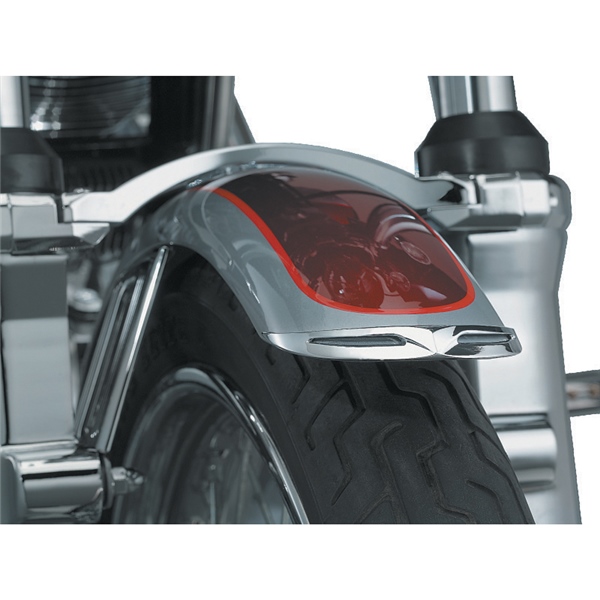 9012 FEULING-OIL-PUMP-CORP. Kuryakyn Leading Edge Narrow Front Fender Tip FENDER TIP FT CH KURYAKYN Leading Edge Narrow Front Fender Tip 