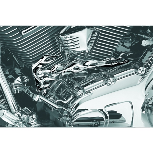 Image-2 Kuryakyn Shift Linkage SHIFT LINKAGE FLAME CH KURYAKYN 1072 1072 KURYAKYN