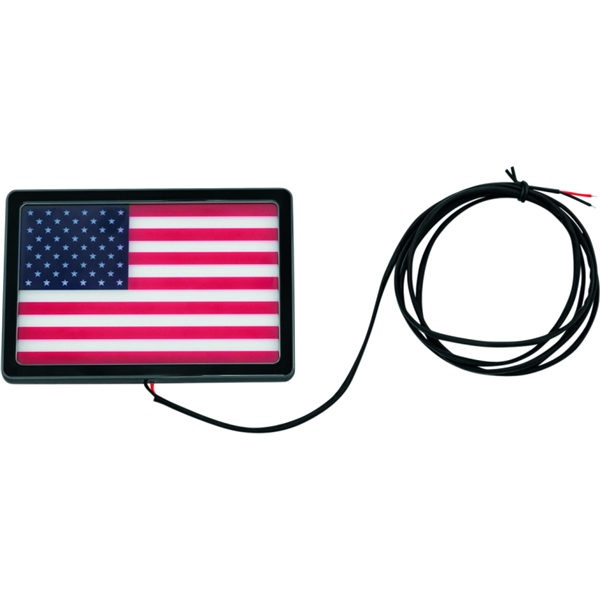 2892 KURYAKYN Kuryakyn LED Flag FLAG LED 4"X6" BK KURYAKYN LED Flag Black