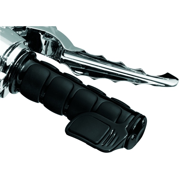 Image-2 Kuryakyn Universal Iso Grip GRIP ISO 7/8" GLOSS BK KURYAKYN 6341 6341 KURYAKYN