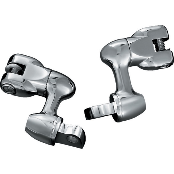 4556 KURYAKYN Kuryakyn Footpegs Adapter with Male Adapter OFFSET FOOT PEG 2" CHRM KURYAKYN Footpegs Adapter with Male Adapter 