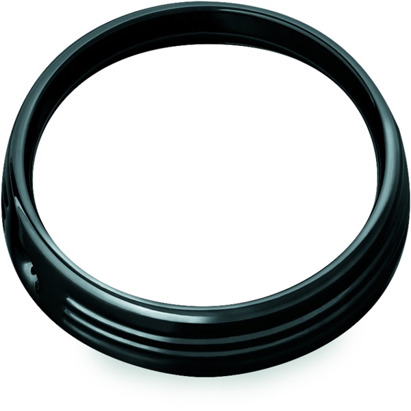 6916 KURYAKYN Kuryakyn KUR Headlight Trim HEADLIGHT TRIM RING 7" BK KURYAKYN KUR Headlight Trim Black