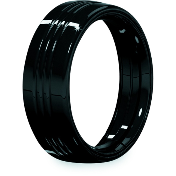 7276 KURYAKYN Kuryakyn Headlamp Trim Ring HEADLAMP TRIM RING 7" GLOSS BK KURYAKYN Headlamp Trim Ring Black