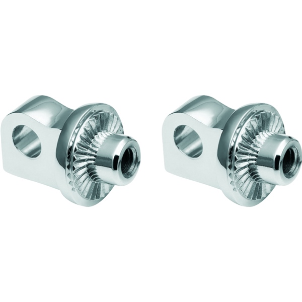6774 KURYAKYN Kuryakyn Stop Splined Peg Adapter ADAPTER FOOTPEG CHRM Stop Splined Peg Adapter 