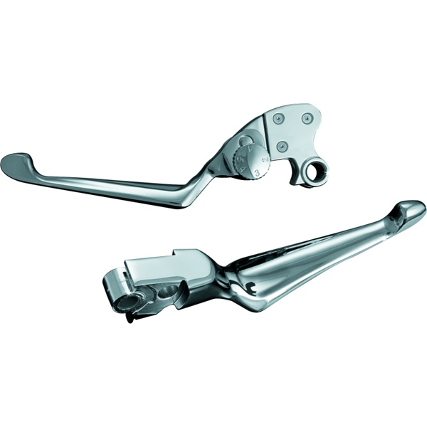 1080 KURYAKYN Kuryakyn Boss Blades Lever Set with Adjustable Clutch LEVER SET BOSS BLADE ADJ CHRM KURYAKYN Boss Blades Lever Set with Adjustable Clutch 