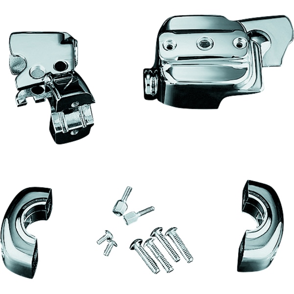 9126 KURYAKYN Kuryakyn Brake & Clutch Control Cover - Dress-Up Kit COVER BRAKE/CLUTH CONTROL CHRM Brake & Clutch Control Cover - Dress-Up Kit Chrome