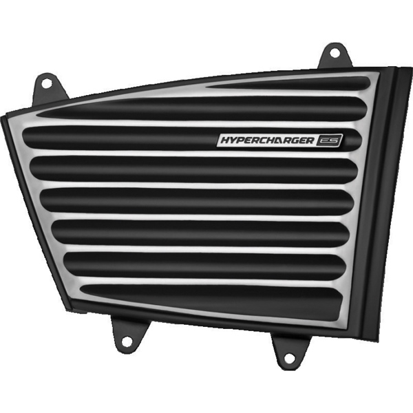 9369 KURYAKYN Kuryakyn Hypercharger Faceplate FACEPLATE BK/CHRM KURYAKYN Hypercharger Faceplate 