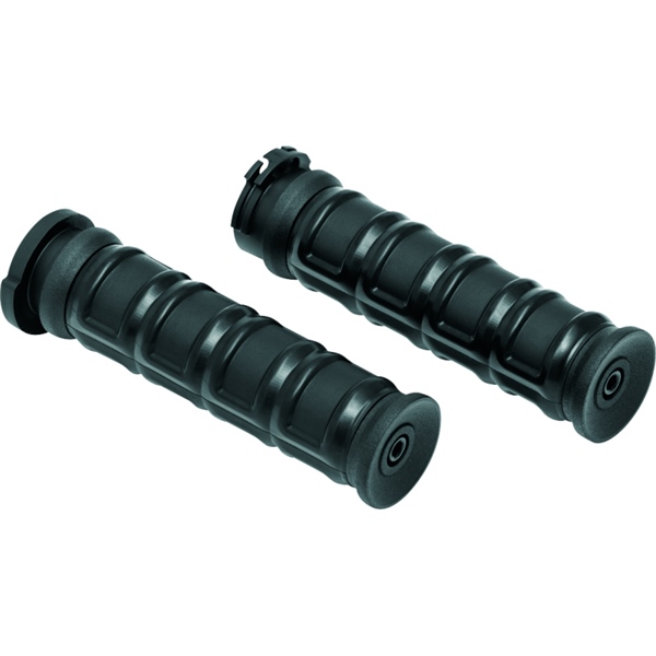 6673 KURYAKYN Kuryakyn Dillinger Grip Dual Cable GRIPS DILLINGER DUAL CABLE SATIN BK Dillinger Grip Dual Cable Black