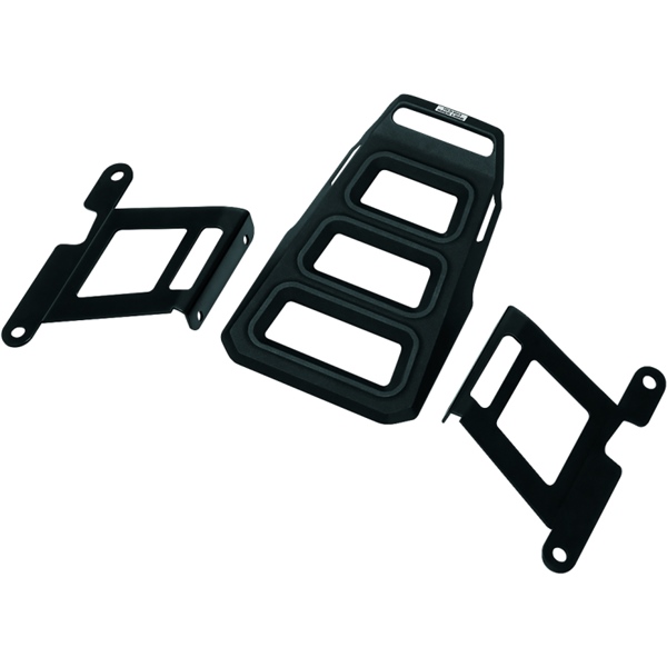 6665 KURYAKYN Kuryakyn Dillinger Luggage Rack LUGGAGE MOUNT DILINGER BK KURYAKYN Dillinger Luggage Rack Black
