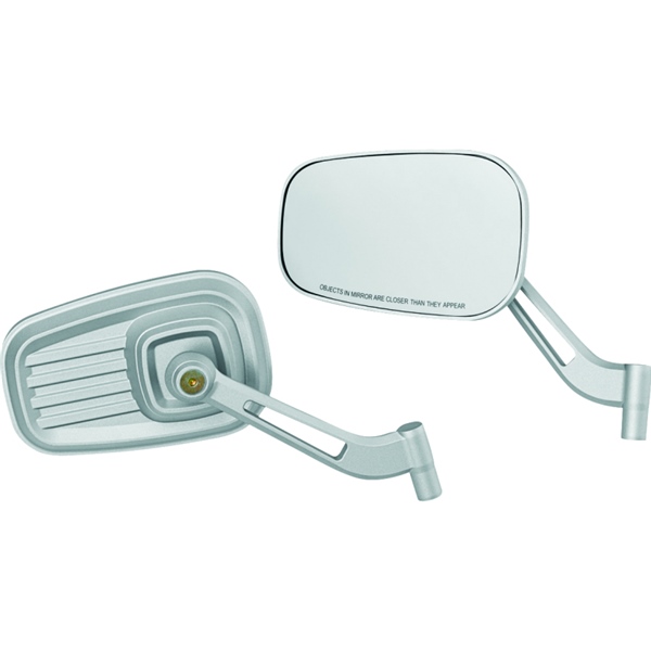 6654 KURYAKYN Kuryakyn Dillinger Mirror MIRROR DILLINGER SI KURYAKYN Dillinger Mirror Silver
