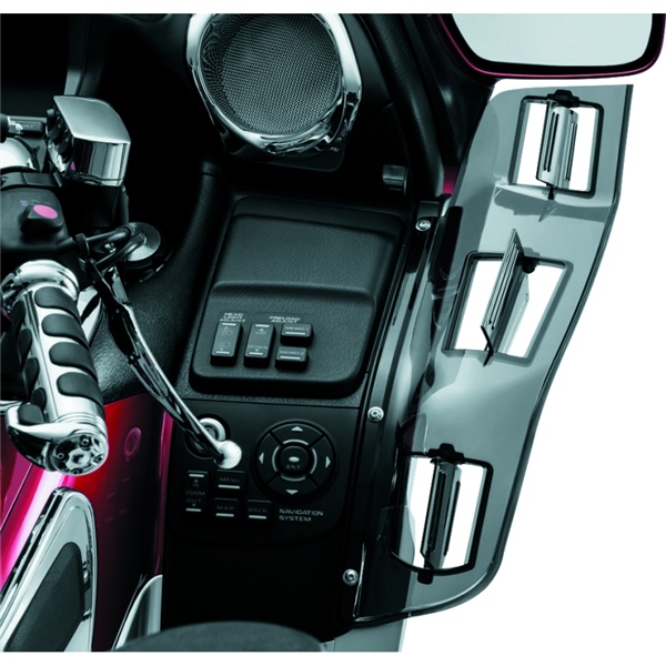 Image-3 Kuryakyn Air Deflector Wind Deflector - HONDA AIR DEFLECTOR SMK KURYAKYN 8939 8939 KURYAKYN