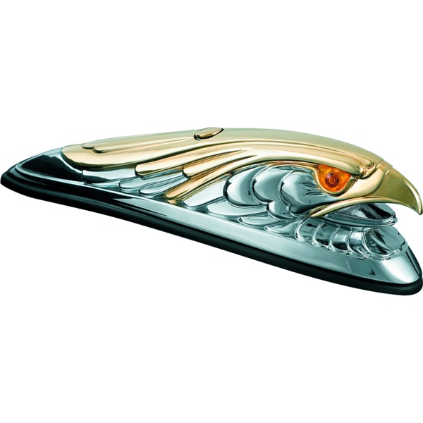 9026 KURYAKYN Kuryakyn Eagle Fender Ornament FENDER ORNAMENT EAGLE CHRM KURYAKYN Eagle Fender Ornament 