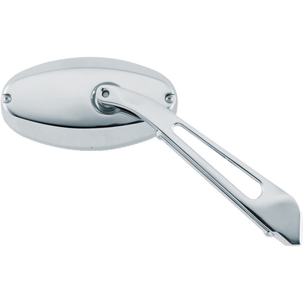 1437 KURYAKYN Kuryakyn Ellipse Mirror MIRROR SIDE ELLIPSE FLAT GLASS CHRM Ellipse Mirror Chrome