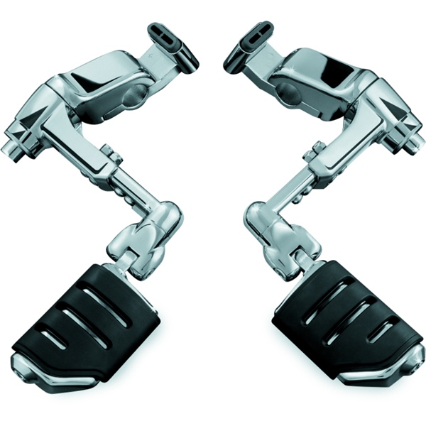 4081 KURYAKYN Kuryakyn Ergo III Dually ISO Peg With Adjustable Mount FOOTPEG TRIDENT W/MOUNT CHRM Ergo III Dually ISO Peg With Adjustable Mount Chrome
