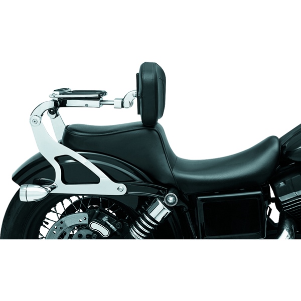 7095 KURYAKYN Kuryakyn Fixed Mount Backrest 838374 FIXED MOUNT BACKREST CHRM KURYAKYN Fixed Mount Backrest 