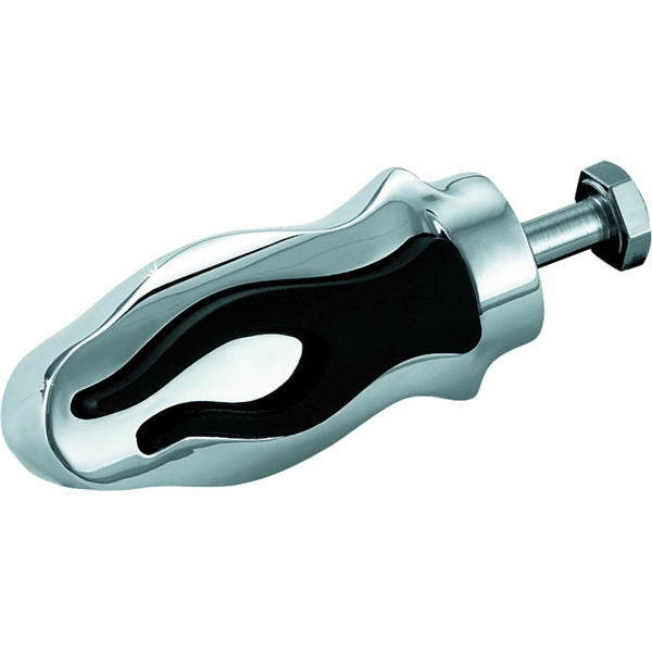 4418 KURYAKYN Kuryakyn Flamin Shift Peg SHIFT PEG FLAMIN CHRM Flamin Shift Peg Chrome
