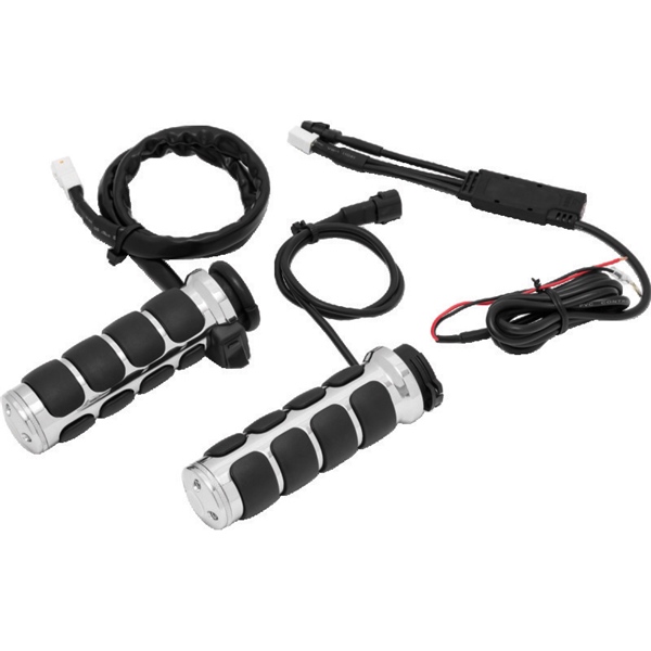 6471 KURYAKYN Kuryakyn Heated ISO Grip HEATED GRIPS ISO CHRM KURYAKYN Heated ISO Grip Chrome