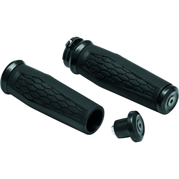 5921 KURYAKYN Kuryakyn Hex Grip Dual Cable GRIPS HEX DUAL CABLE BK KURYAKYN Hex Grip Dual Cable Black