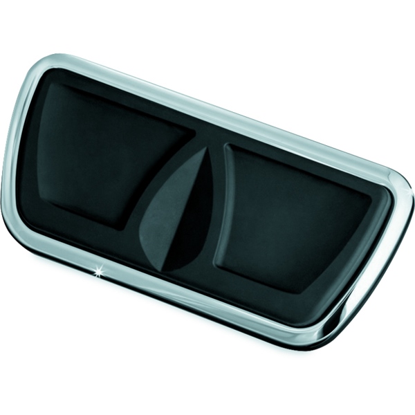 4310 KURYAKYN Kuryakyn Kinetic Brake Pedal Pad BRAKE PEDAL PAD KINETIC CHRM Kinetic Brake Pedal Pad 