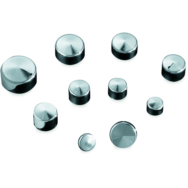 2444 KURYAKYN Kuryakyn Torx Bolt Cover Kool Kaps BOLT COVER KOOL KAPS TORX 1/4" CHRM Torx Bolt Cover Kool Kaps 
