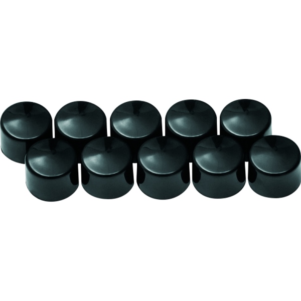 2457 KURYAKYN Kuryakyn Allen Bolt Cover Kool Kaps BOLT COVER KOOL KAPS BLACK 1/4" ALLEN Allen Bolt Cover Kool Kaps 