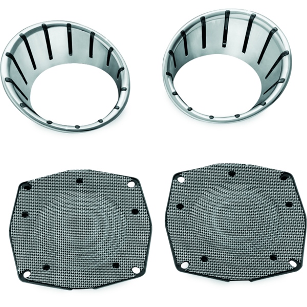 7287 KURYAKYN Kuryakyn LED Speaker Bezel SPEAKER BEZEL LED CHRM KURYAKYN LED Speaker Bezel 