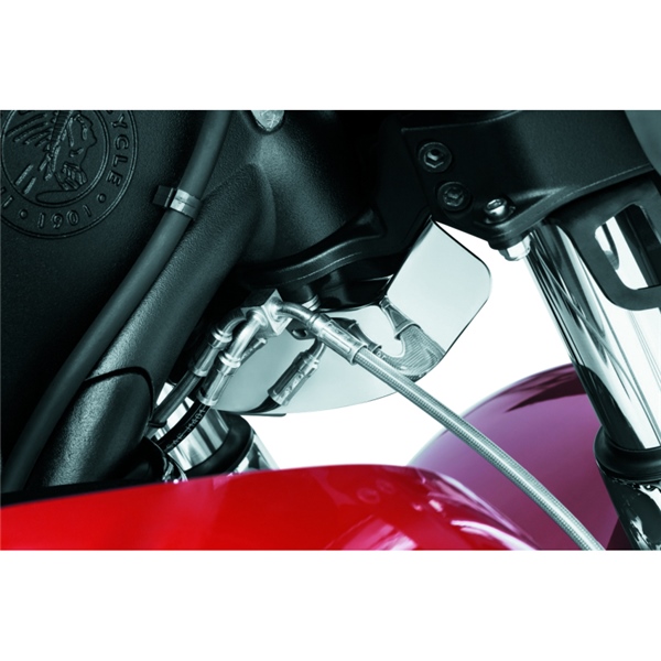 1946 KURYAKYN Kuryakyn Lower Tree Wind Deflector Lower wind deflector - HARLEY-DAVIDSON, INDIAN DEFLECTOR TRIPLE TREE WIND LWR CHRM Lower Tree Wind Deflector Chrome