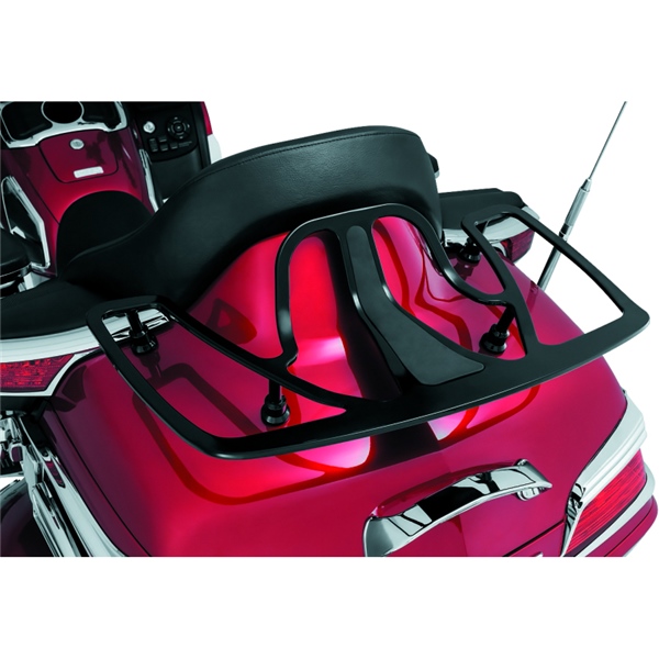 7157 KURYAKYN Kuryakyn Luggage Rack LUGGAGE RACK GLOSS BK Luggage Rack Glossy Black