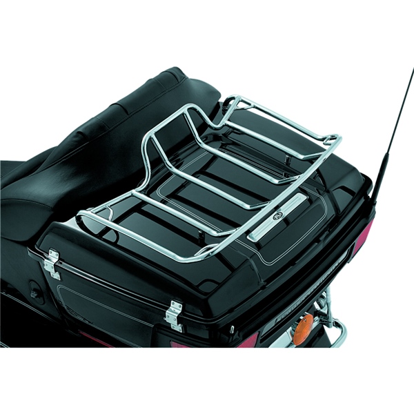 7139 KURYAKYN Kuryakyn Luggage Rack Tour Pack LUGGAGE RACK TOUR PAK CHRM Luggage Rack Tour Pack Chrome