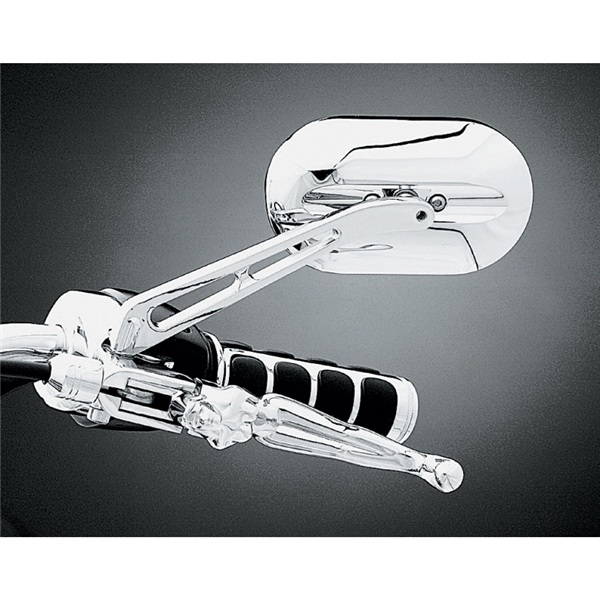 1412 KURYAKYN Kuryakyn Magnum Plus Mirror MIRROR MAGNUM PLUS FLAT GLASS CHRM Magnum Plus Mirror Chrome