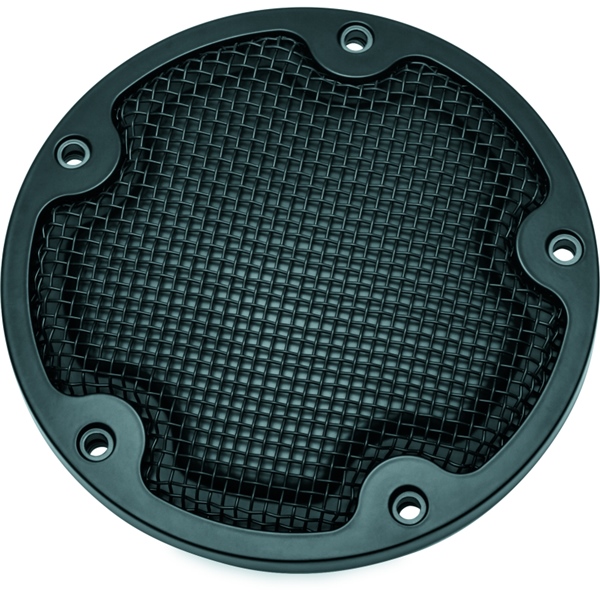 6527 KURYAKYN Kuryakyn Mesh Derby Cover DERBY COVER MESH BK Mesh Derby Cover 