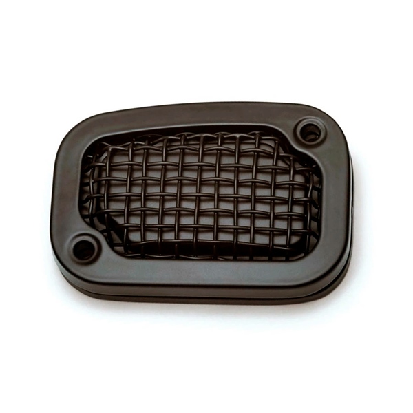 6537 KURYAKYN Kuryakyn Mesh Master Cylinder Brake Cover COVER MASTER CYLINDER BRAKE BK Mesh Master Cylinder Brake Cover 