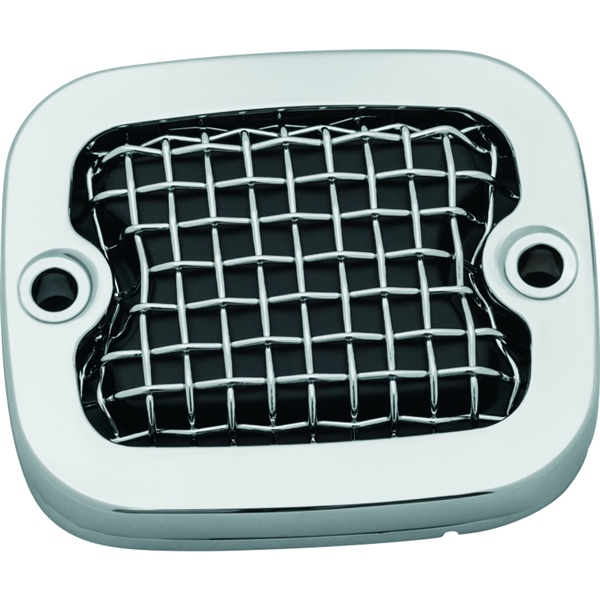 6534 KURYAKYN Kuryakyn Mesh Master Cylinder Brake Cover - Chrome COVER MASTER CYLINDER BRAKE CHRM Mesh Master Cylinder Brake Cover - Chrome 