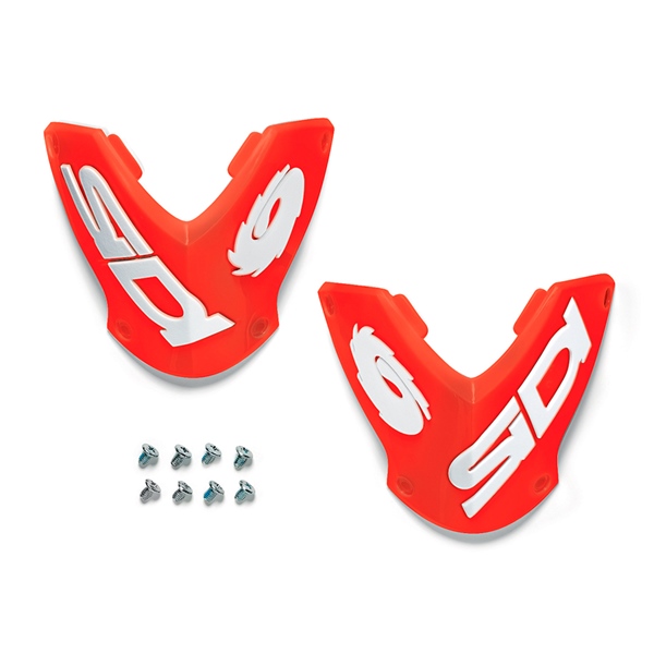 MRVOFRONTNYROBIBI SIDI SIDI Outer Shin Plate OUTER NYLON SHIN PLATE RD/WH Outer Shin Plate 