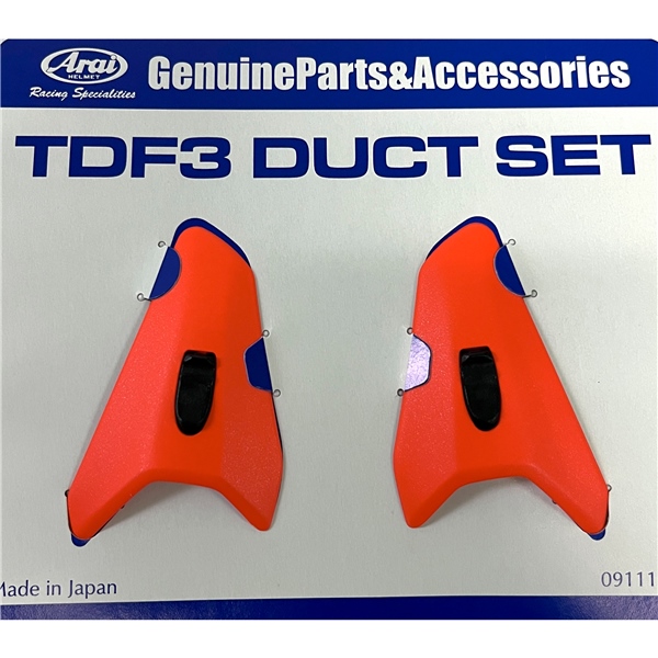 10-5204 ARAI ARAI TDF Duct Set DUCT-3 SET TDF V4 OG ARAI TDF Duct Set Orange