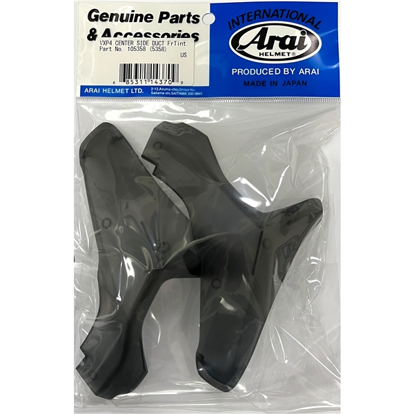 10-5358 ARAI ARAI VX-Pro4 Side Duct DUCT CENTER SIDE VXP4 FROST TINT VX-Pro4 Side Duct Frost Tinted