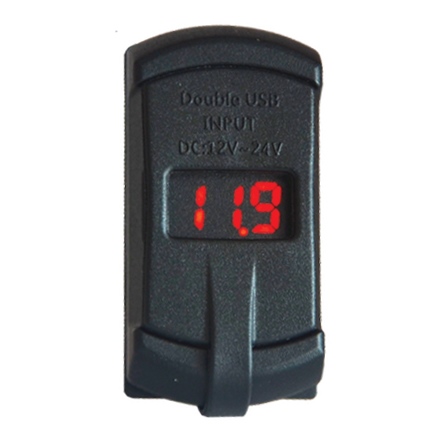 020-250 WSM WSM Dashboard USB Charger DASHBOARD USB CHARGER 35X20MM WSM Dashboard USB Charger 