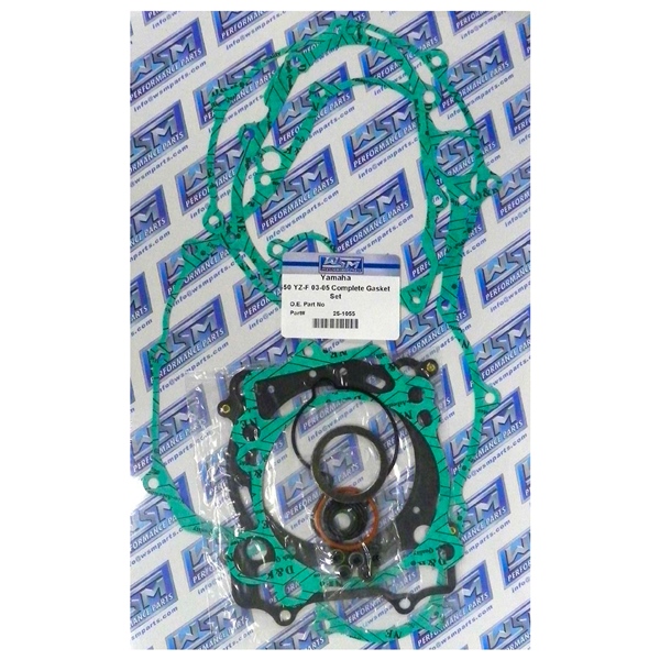 25-1055 WSM WSM Engine Gasket Complete Kit YAMAHA - 876933 GASKET FULL SET WSM Engine Gasket Complete Kit 