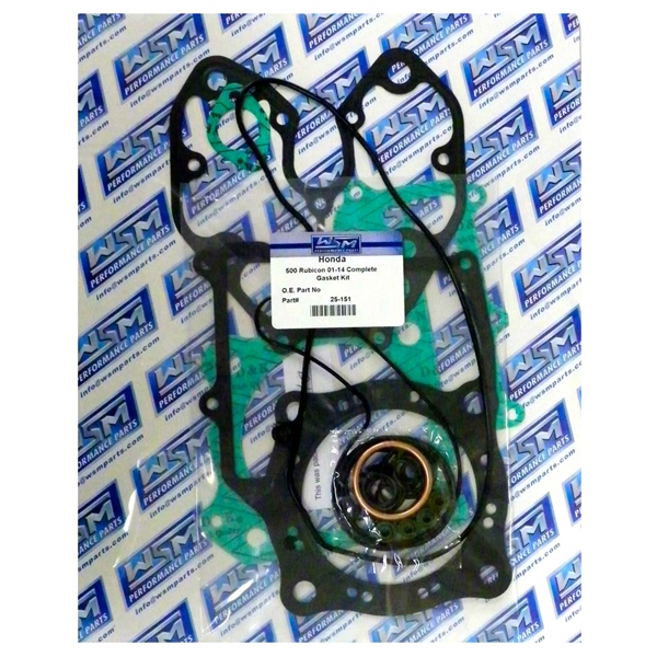 25-151 WSM WSM Engine Gasket Complete Kit HONDA - 876956 GASKET FULL SET WSM Engine Gasket Complete Kit 