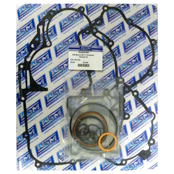 25-203 WSM WSM Engine Gasket Complete Kit KAWASAKI - 876963 GASKET FULL SET WSM Engine Gasket Complete Kit 