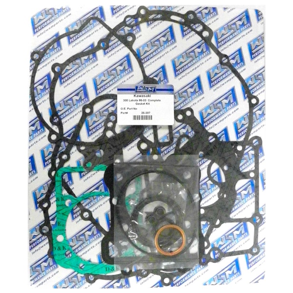 25-207 WSM WSM Engine Gasket Complete Kit KAWASAKI - 876967 GASKET FULL SET WSM Engine Gasket Complete Kit 