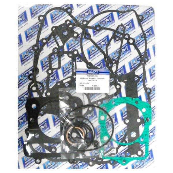 25-207-01 WSM WSM Engine Gasket Complete Kit KAWASAKI - 876968 GASKET FULL SET WSM Engine Gasket Complete Kit 