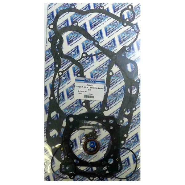 25-424 WSM WSM Engine Gasket Complete Kit SUZUKI - 877001 GASKET FULL SET WSM Engine Gasket Complete Kit 