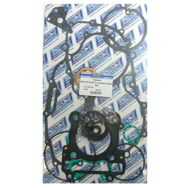 25-510 WSM WSM Engine Gasket Complete Kit YAMAHA - 877013 GASKET FULL SET WSM Engine Gasket Complete Kit 