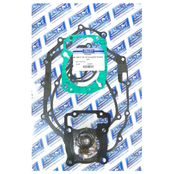 25-634 WSM WSM Engine Gasket Complete Kit HONDA - 877039 GASKET FULL SET WSM Engine Gasket Complete Kit 