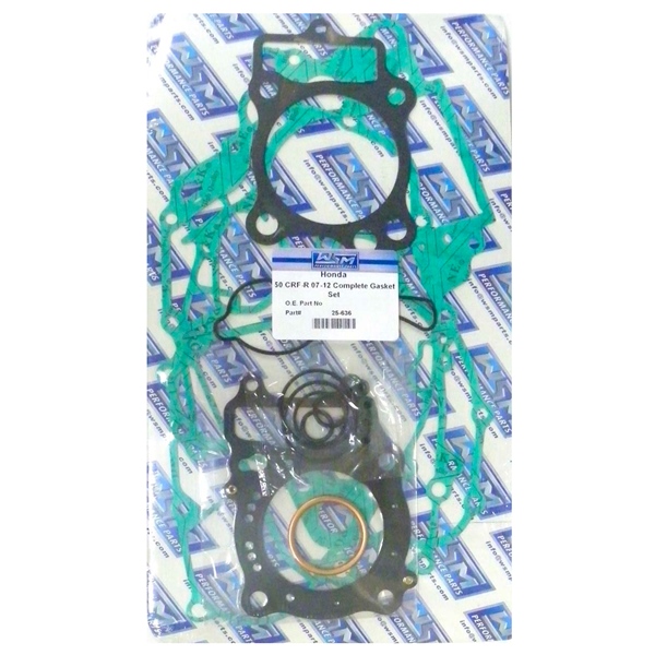 25-636 WSM WSM Engine Gasket Complete Kit HONDA - 877040 GASKET FULL SET WSM Engine Gasket Complete Kit 