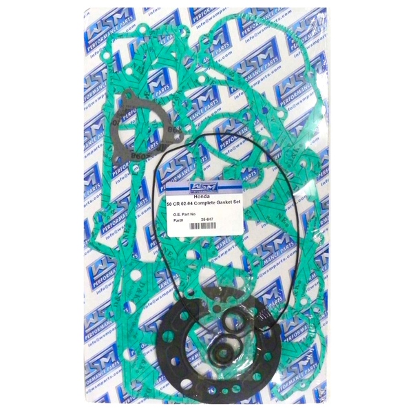 25-647 WSM WSM Engine Gasket Complete Kit HONDA - 877043 GASKET FULL SET WSM Engine Gasket Complete Kit 
