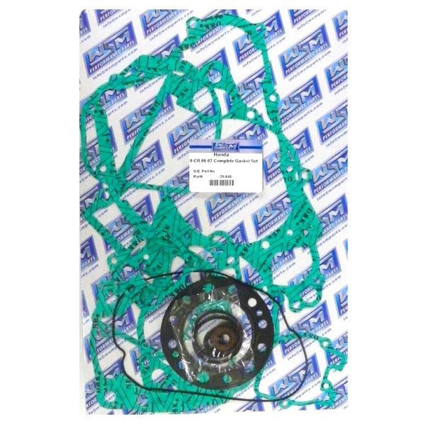 25-648 WSM WSM Engine Gasket Complete Kit HONDA - 877044 GASKET FULL SET WSM Engine Gasket Complete Kit 