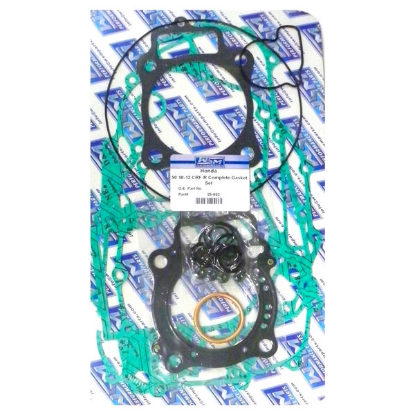 25-652 WSM WSM Engine Gasket Complete Kit HONDA - 877047 GASKET FULL SET WSM Engine Gasket Complete Kit 