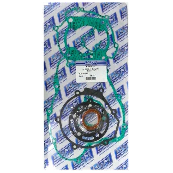 25-714 WSM WSM Engine Gasket Complete Kit KAWASAKI - 877059 GASKET FULL SET WSM Engine Gasket Complete Kit 